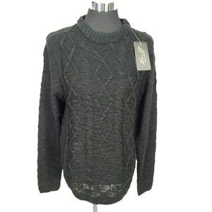 Kian D Pullover Sweater Mens Cotton Knit Crew‎ Neck Soft Size Medium
